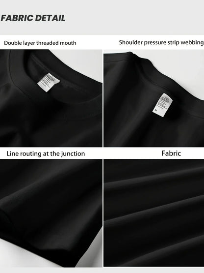 Men's summer 100% pure cotton fashionable casual loose creative poker and dice printed sports round neck short sleeved T-shirt