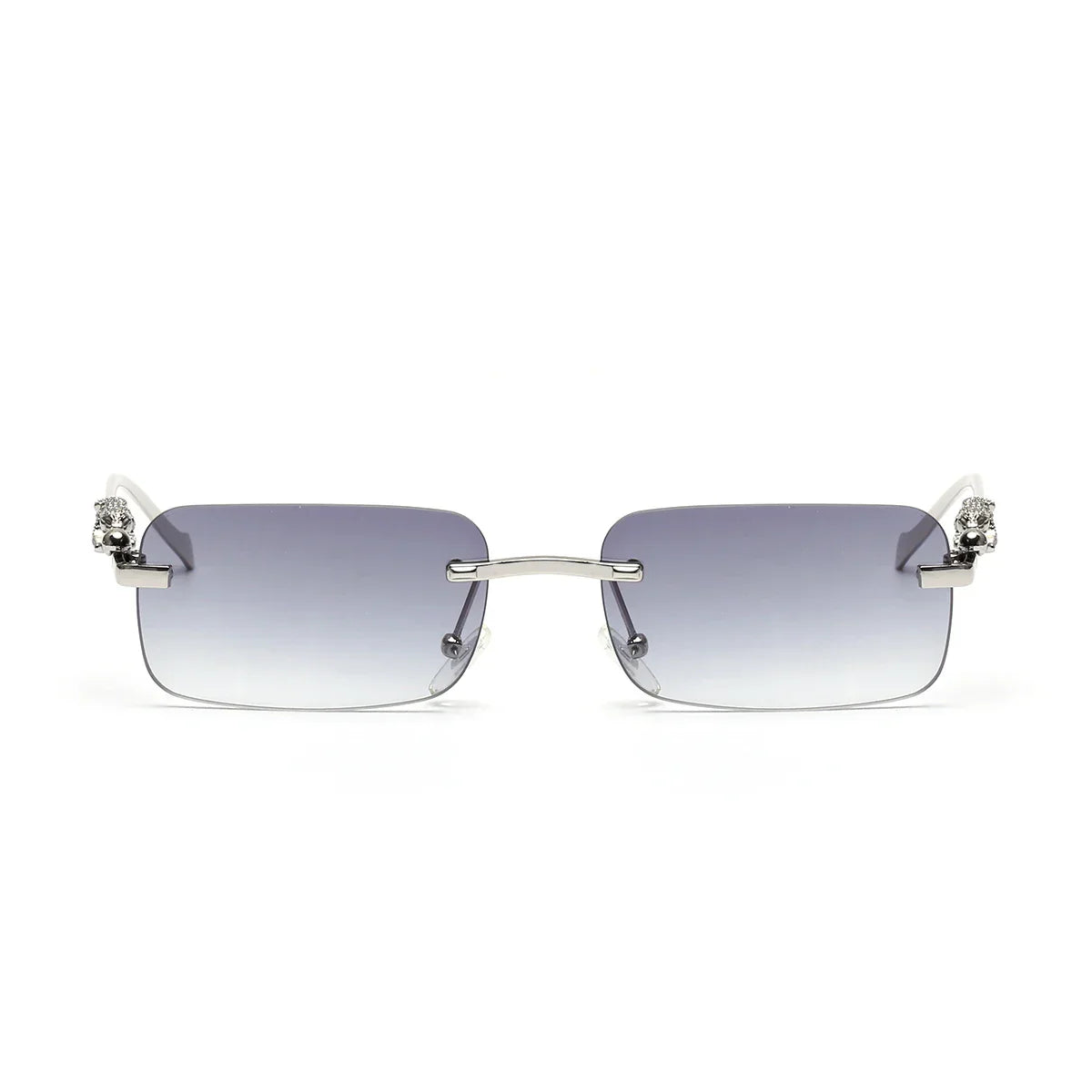 rimless sunglasses UV400 fashion square metal glasses for men women designer man's brand sun glasses shades for outdoor