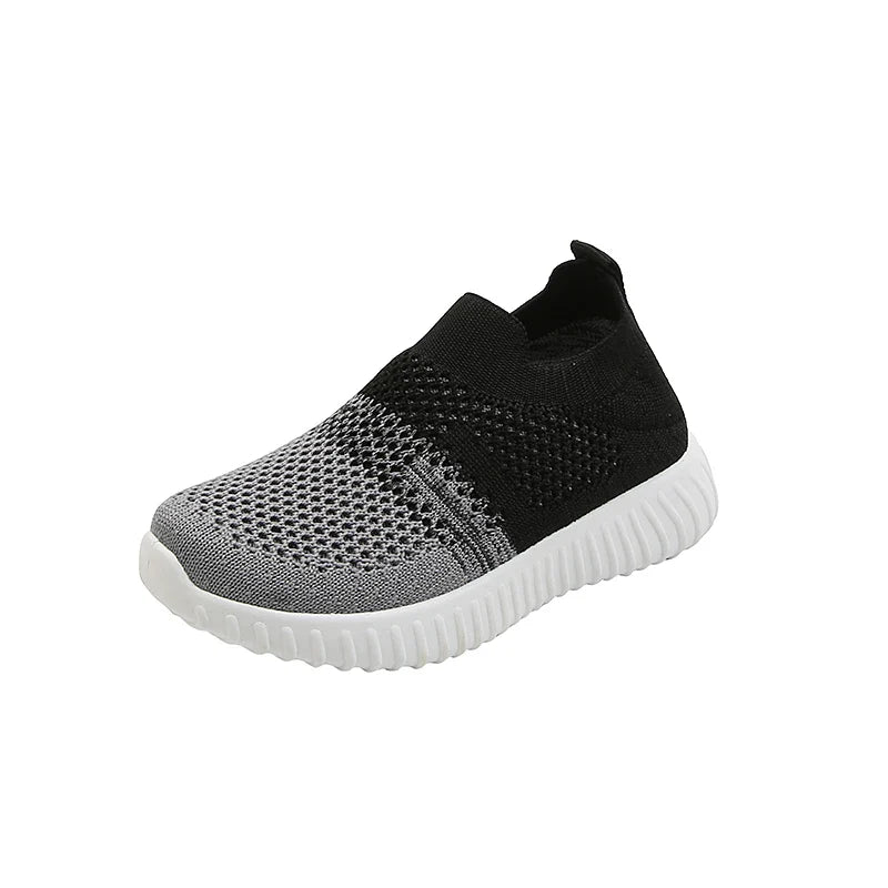 Children Running Sneakers Boys Kids Shoes Mesh Breathable Anti-Slip Walking Patchwork Tenis Toddler Soft Soled Girls Shoes