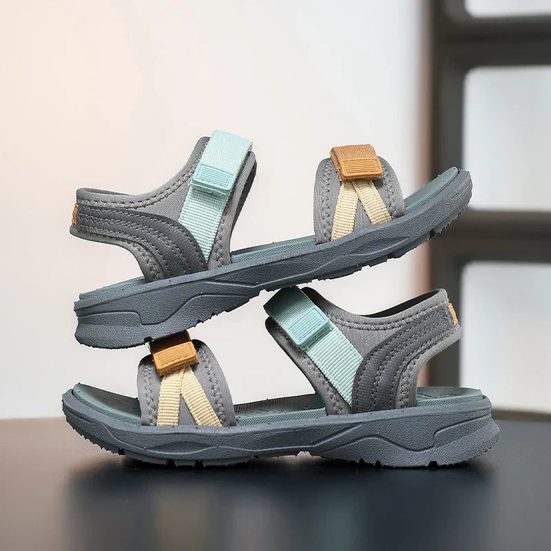 New Boys Sandals Kids Shoes Summer Lightweight Beach Water Shoes Breathable Soft Children Casual Sports Sneaker Sandals for Boy