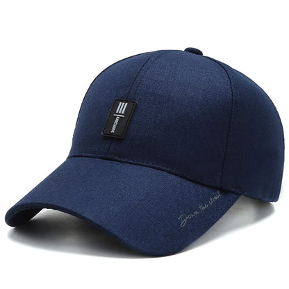 Men Fashion Wild Sunshade Sun Protection Black Baseball Cap For Winter Women Sport Cotton Warm Hats Male Kpop Bone Unisex C35