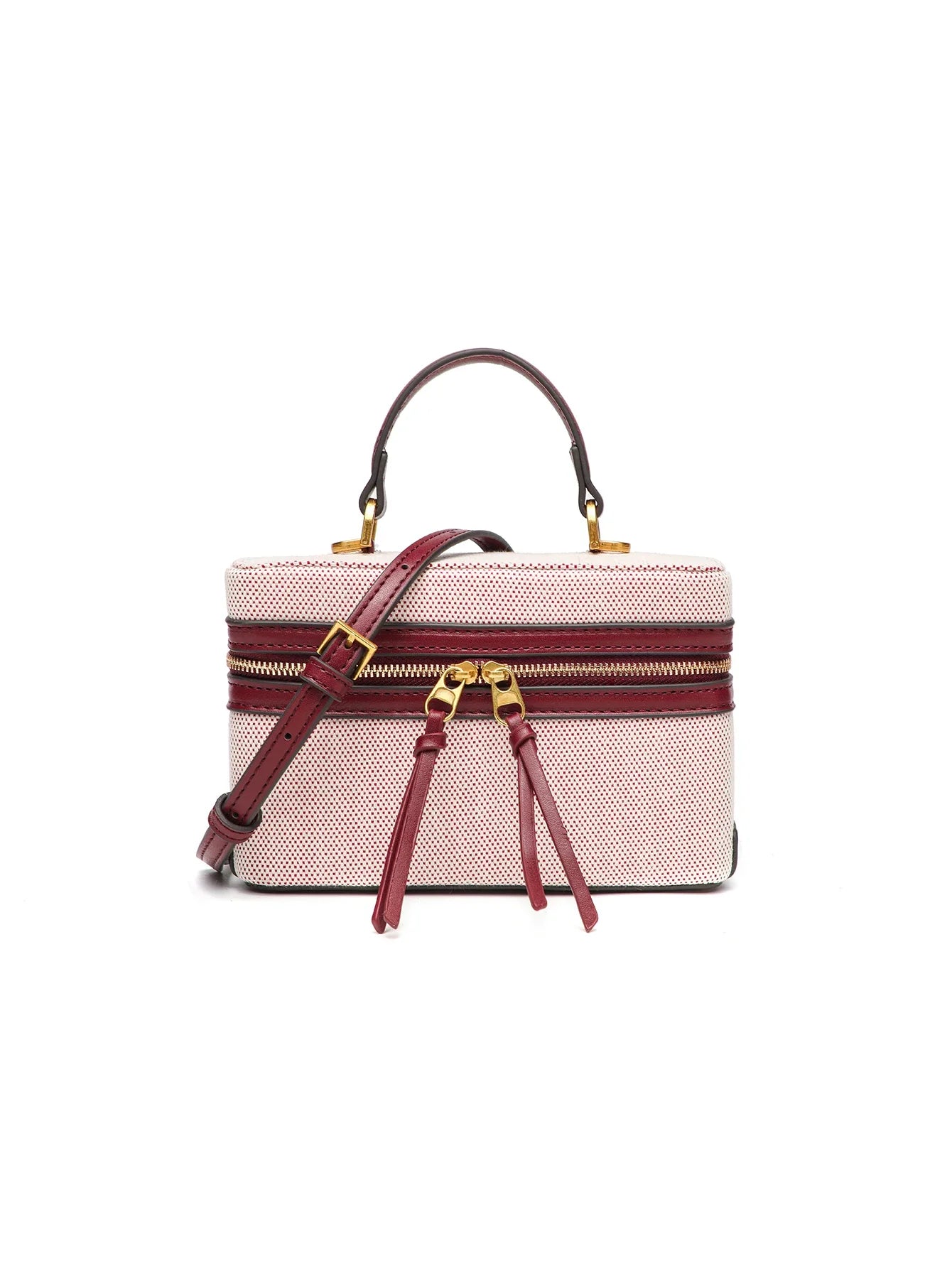 Fashionable versatile box bag brown one shoulder trendy hand-held hard fashionable small square bag