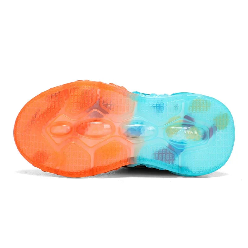 New Anti-skid Leather Kids Sneakers for Boys Running Walking Lightweight Casual Shoes With Fashion Dragon Pattern Shoes