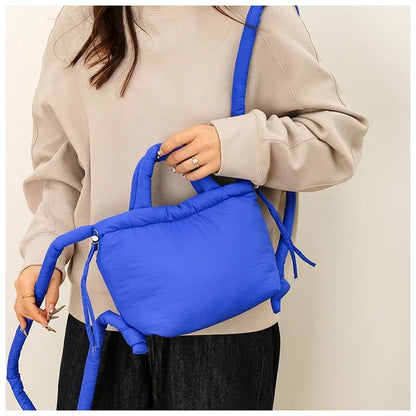 Colorful Nylon Small Square Shoulder and Crossbody Bags Super Cool Simple Versatile Handbags for Women 2024 Casual Hot Sale
