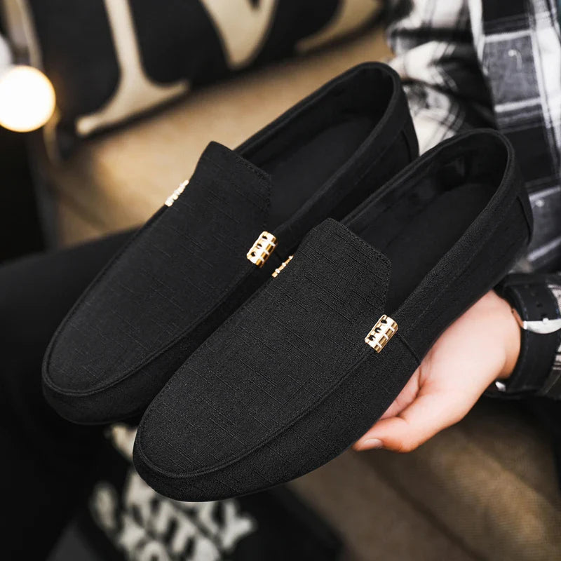 Men Loafers Soft High Quality Spring Autumn Shoes Men Casual Shoes Warm Slip on Flats Driving Shoes