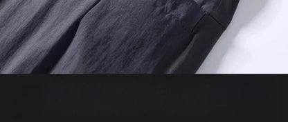 Men Summer Thin Casual Pants Trendy Fashion Classic Solid Color Versatile Straight Trousers Breathable Daily Outdoor Streetwear