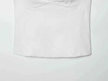 Sexy Y2K Girl Halter Tops Corset Slim Polka Dot Print Short Tops Fashion 2026 Spring Summer Streetwear Holiday Beach Top