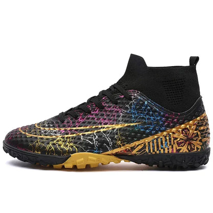 Refreshing Breathable Feet Children's Non-slip Fashion Casual Sports Shoe Youth Soccer Shoes Indoor Outdoor Grass Training Shoes