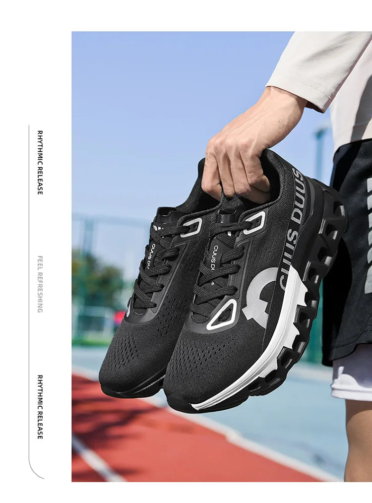 Tênis Masculino com Amortecimento para Corrida Tênis Esportivo Leve Casual Masculino Antiderrapante Tênis Esportivo para Viagens ao Ar Livre Caminhada