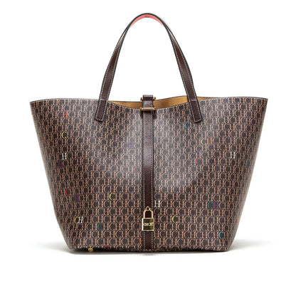 Women's Tote Bag Autumn New Large Capacity Coffee Color Commuter Women's Bag