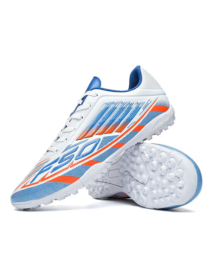 Men Women Kids TF Turf Soccer Cleats Training Wear Non-Slip Wear-Resistant PU Fabric Rubber Sole