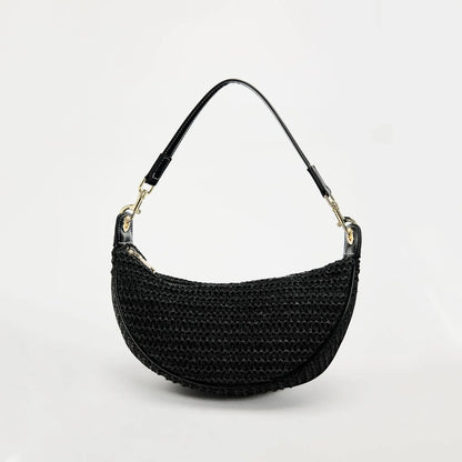 Summer新款女包女士肩斜挎包 Armpit Bag Straw Bag Seaside Beach Bag Woven Bag