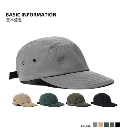 Men Women Baseball Cap Trucker 5 Panel Hat Unstructured Snapback Lightweight All Sports for Running Hiking Tennis