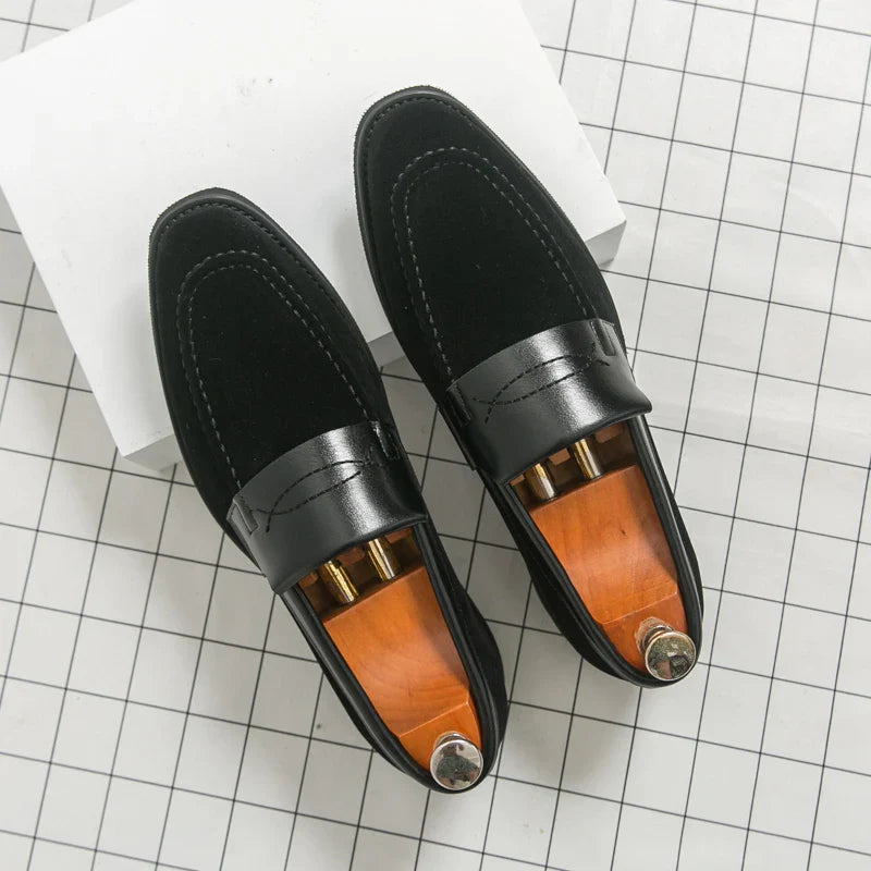 Men's Dress Shoes Classic Slip On Casual Business Loafers For Men High Quality Party Social Leather Shoes Man Formal Loafers