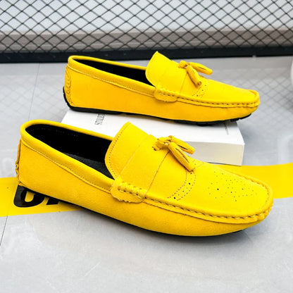 Loafers Men Casual Shoes Tassel Brogue Shoes Men Loafers Moccasins Breathable Slip on Big Size Driving Loafers for Men Shoes