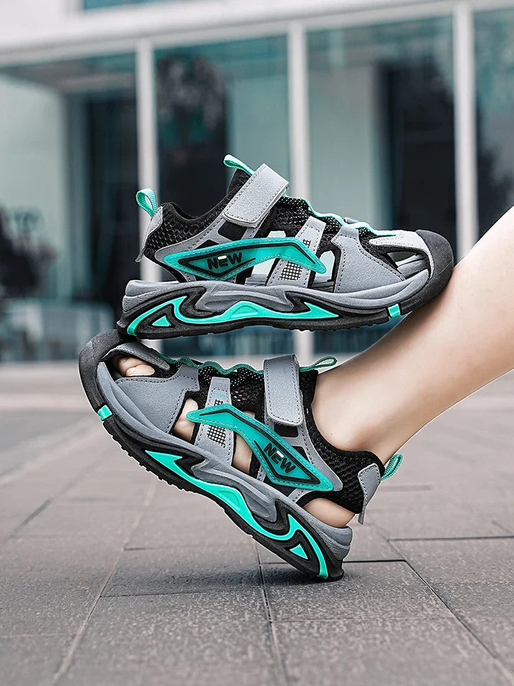 Boys' Toe-Protecting Sports Casual Shoes and Sandals