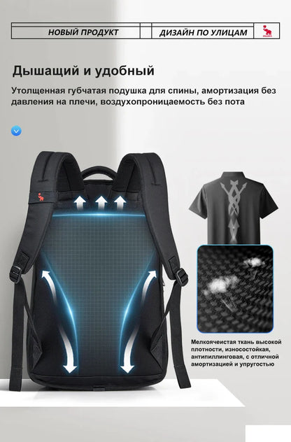Laptop Backpacks 15.6 Inch School Bags Waterproof Nylon 29L Casual Shoulder Bagpack Travel Teenage Men's Backpack Mochila