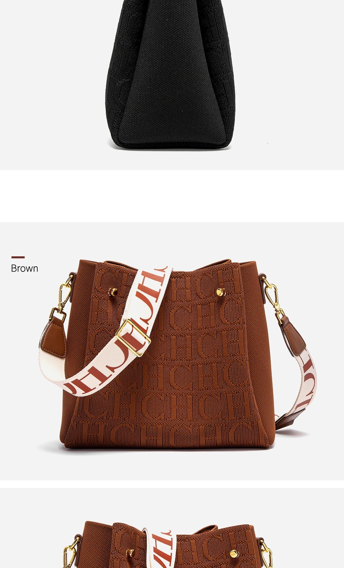 Women's Shoulder Bag New Magnetic Buckle Khaki Shoulder Bag Large Capacity