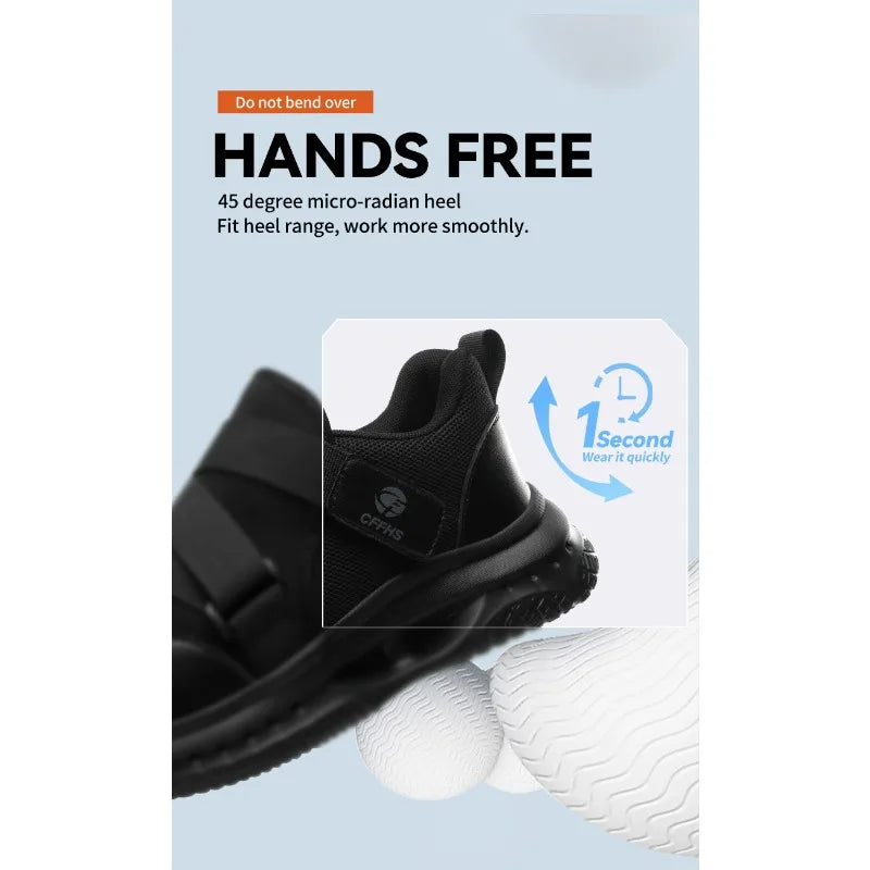 Lightweight Breathable Labor Protection Shoes Are Lightweight Anti Smashing Anti Puncture for Men A Must-have for Lazy People