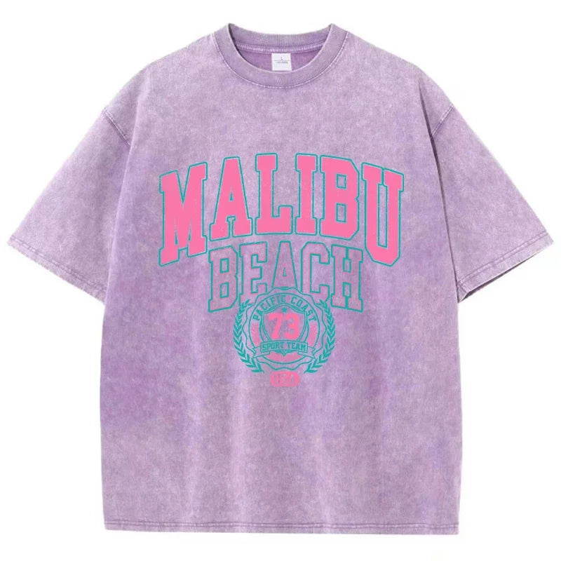 T-Shirt Women Letter Printing Cotton T Shirt Comfortable Crewneck Tops Casual Oversized Tees Female Clothes