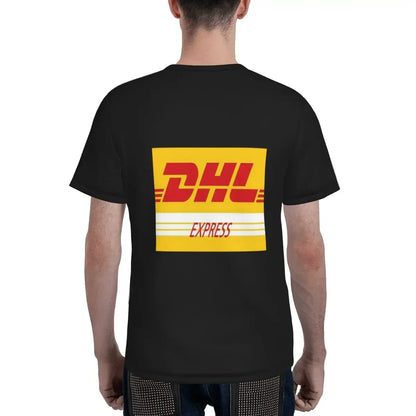 Global Express DHL T-Shirt for Men Cotton T Shirts Men's Tees Short Round Neck Summer Clothes Tops
