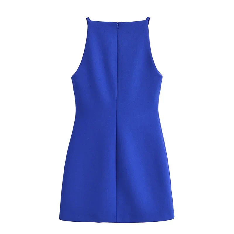 White Mini Dress Woman Sleeveless Summer Short Dresses For Women 2025 Off Shoulder Black Sexy Dress Evening Party Dresses