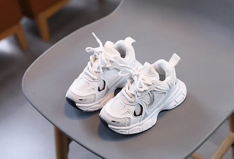 Children's Sports Casual Shoes for Boys and Girls Breathable Mesh Running Shoes Kids Basketball Shoes Lightweight Comfortable