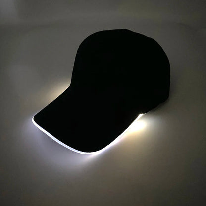 Baseball Caps Night Glow Light Cap Boys Girls Fashion Headwear Costumes Accessory Caps Hats
