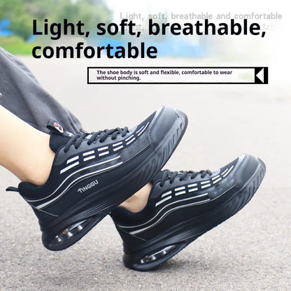 New insulated 10KV anti-smash and anti-puncture labor protection shoes Lightweight and breathable safety protection work shoes
