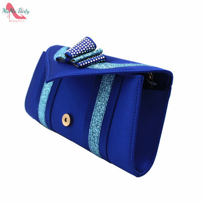 Fashion Pretty Peep Toe African Women Shoes Matching Bag Set in Silver Color Elegant Style Platform Sandals for Party