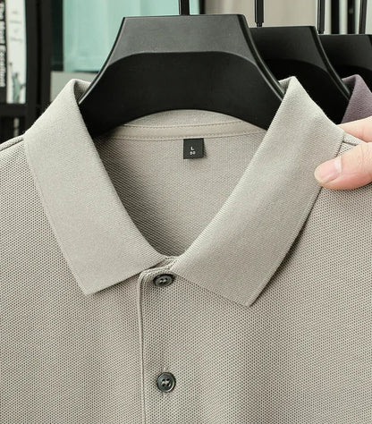 20 Colors Men's 100% Cotton Polo Shirt - Summer Casual Breathable Tee,Ideal for Golf and Sports,Business Casual,Silk-Like Finish
