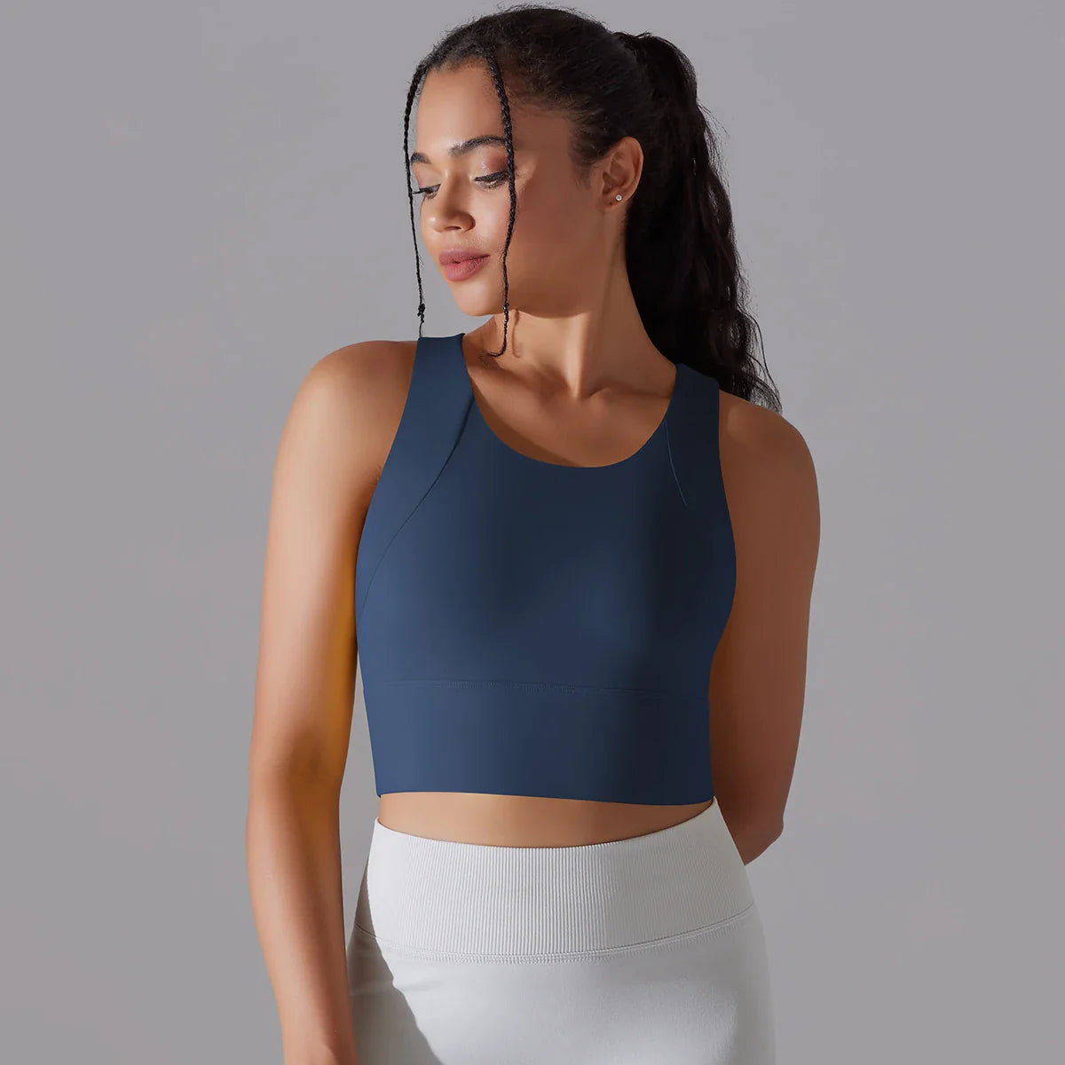 Nylon Sexy Women's Sports Bra Top Women Tight Elastic Gym Sport Yoga Bras Crop Top Yoga Clothes Stretch Women Sports Underwear
