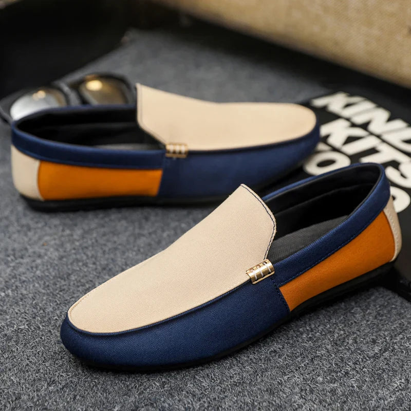 Business Shoes Fashion Casual Shoes Man Luxury Leather Loafers Breathable Slip on Male Boat Shoes Moccasins Driving Shoe