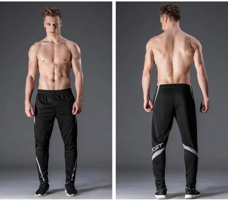 Sport Pants Men Running Pants With Zipper Pockets Training Male Pants Soccer Pants Fitness Pants Sportwear Youth kids XXS XS 4XL