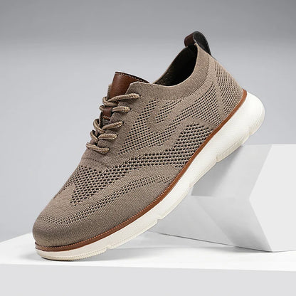 Large Size Comfortable Men's Shoes Light Fashion Casual Sports Shoes Breathable Flying Mesh Top Loafers