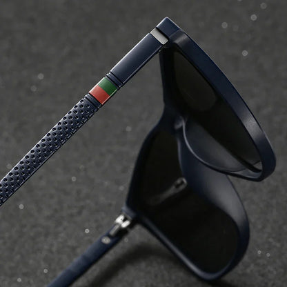 3 PCS Fashion Vintage Check Square Sunglasses Men WomenDriving Fishing Luxury Brand Designer Sun Glasses Retro UV400  Eyewear