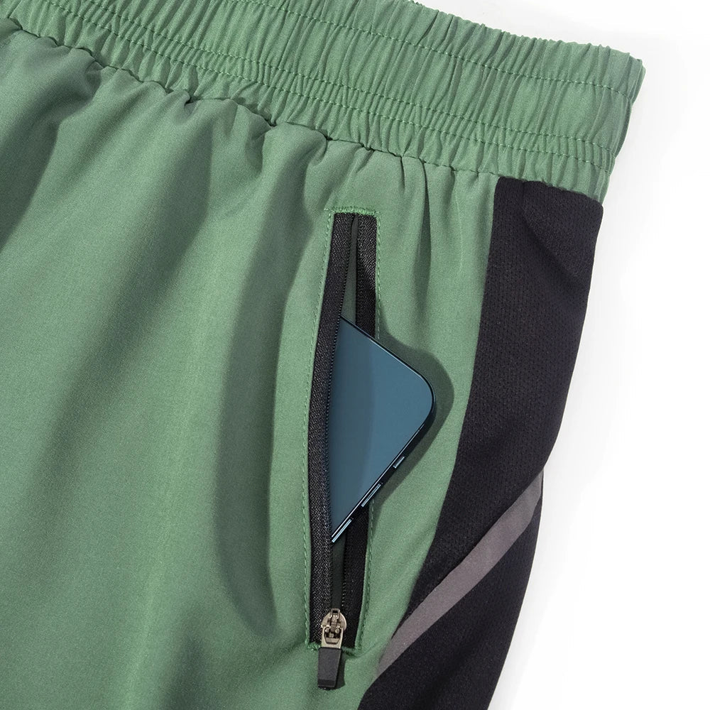 Men's 7" Running Shorts 2 in 1 Quick Dry Athletic Training Exercise Jogging