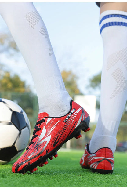 Outdoor Children's Football Shoes Low-cut Kids Soccer Shoes Sports Shoes Comfy Non-Slip Training Shoes For Boys Futsal Sneakers