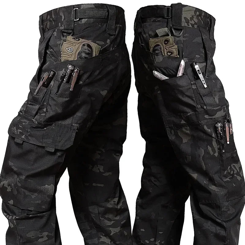 New Tactical Hunting Suit Outdoors Training Durable Breathable Camo Set Waterproof Quick Drying windproof Combat Two Piece Set