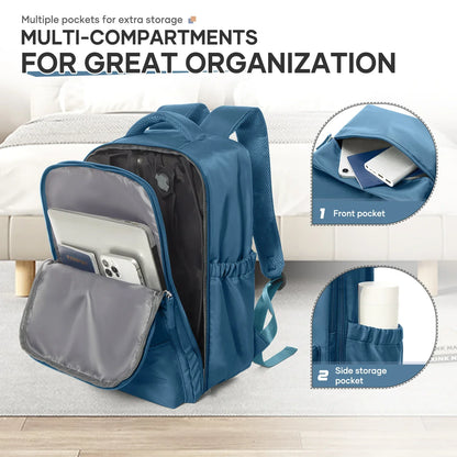 New Vacuum Compression Backpack Aircraft Ryanair 40x30x20 Airplane Travel Bag Cabin Bag  Wizzair Carry On Luggage Laptop Bags