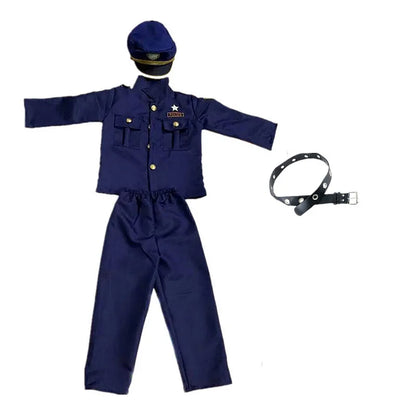 Complete Your Child's Police Costume with Walkie-talkie, Whistle & Handcuffs Accessories!