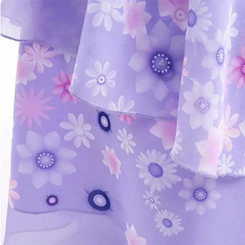 Girls Summer Dress Flower Fairy Princess Dress Children Encanto Cosplay Costumes Kids Girl Birthday Dress Fancy Party Dresses