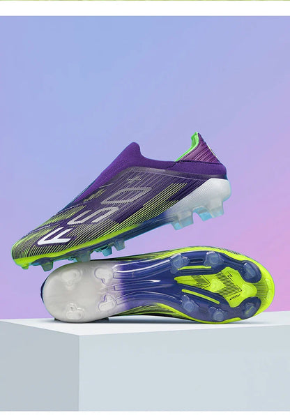 New Men Soccer Shoes Cleats Grass Futsal Comfortable Turf Football Boots Sports Ultralight FG/TF Non Slip Indoor Adult Sneakers