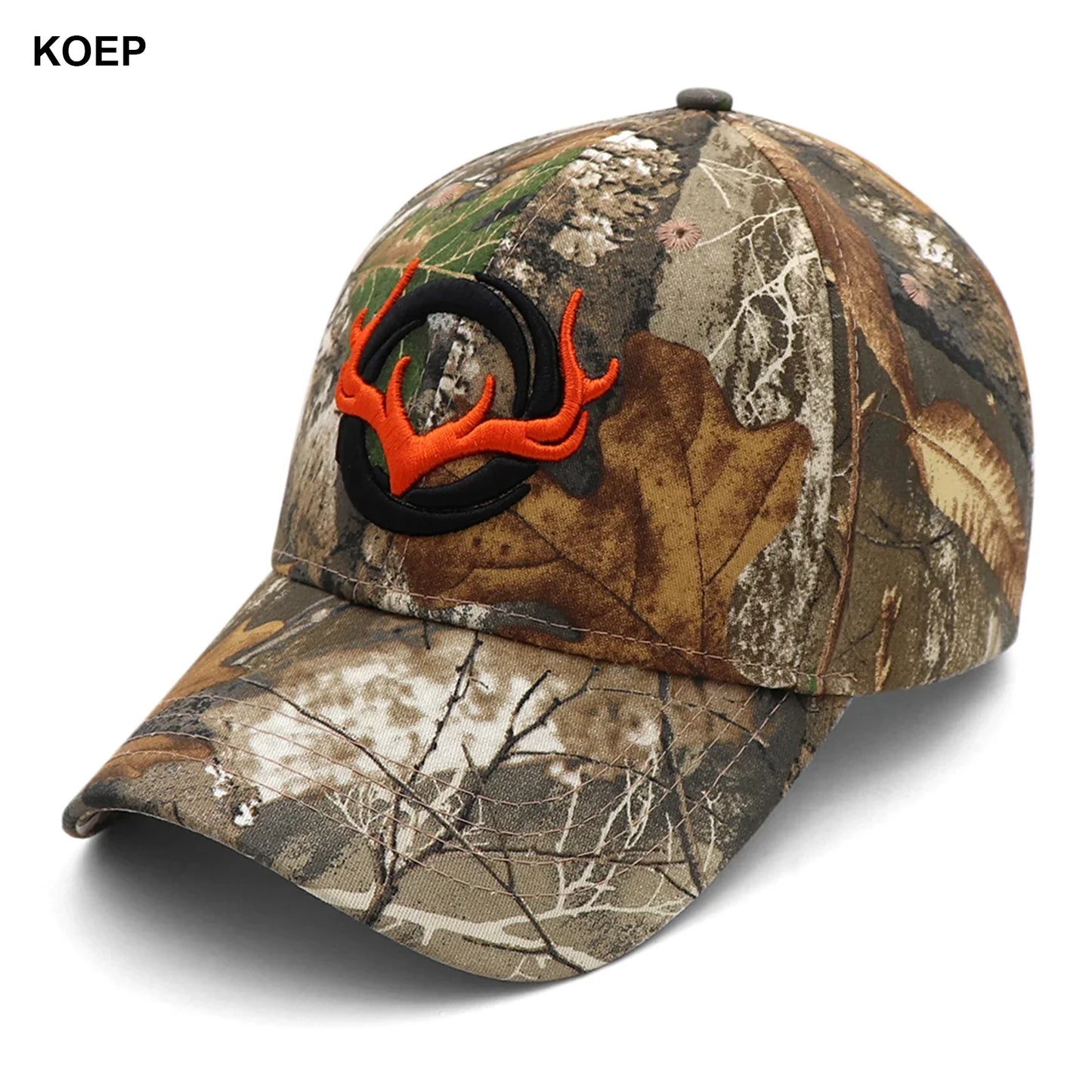 Baseball Cap Fishing Caps Men Outdoor Hunting Camouflage Jungle Hat 3D Deer Embroidery
