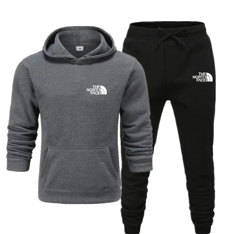 Autumn and winter hot selling men's and women's casual sports outdoor jogging hoodie set, sports hoodie and sports pants set