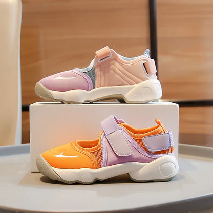 Children's Sneakers Spring Autumn New Girls School Sports Shoes Fashion Versatile Kids Causal Boys Basketball Shoes Soft Bottom