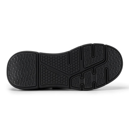 Sapatos masculinos de couro, sapatos largos para pés inchados, sapatos masculinos diabéticos para caminhada, para negócios e caminhadas ao ar livre