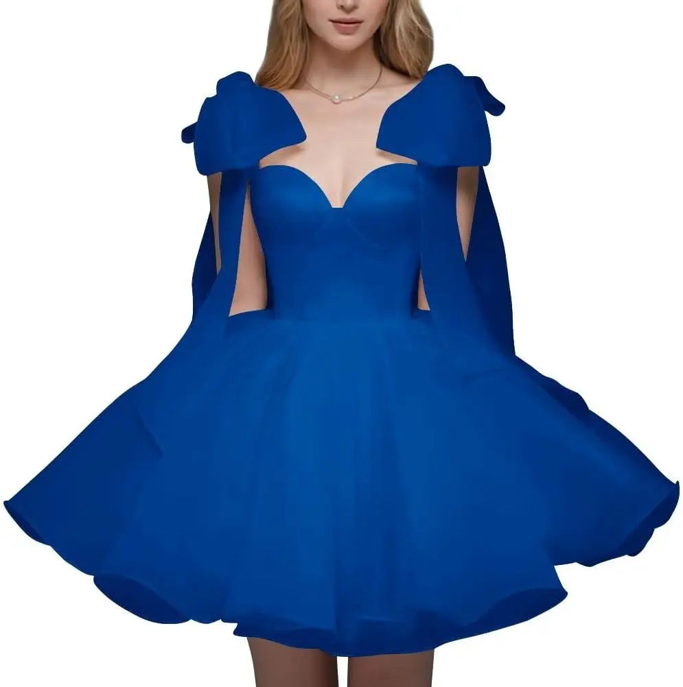 Short Wedding Dresses for Bride Organza Sweetheart 2026 Ball Gown for Women Puffy Homecoming Dresses Party Evening Dresses