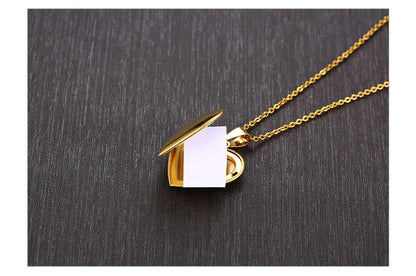 Light Heart Locket Pendants for Women Men Openable Photo Frame Glossy Stainless Steel Necklaces Family Love Collar