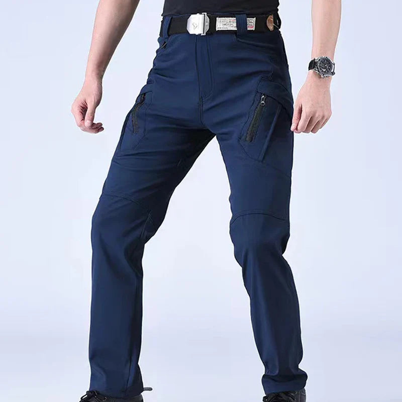 Men Elastic Military Spring Autumn Tactical Pants Camping Hiking Trekking Climbing Sharkskin Cargo Trousers Quick Dry Sports